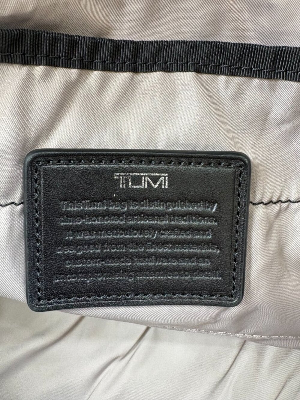 Tumi Laptop / Travel Bag - Multi-compartment - Travel Sleeve - Black/Silver - Picture 12 of 15